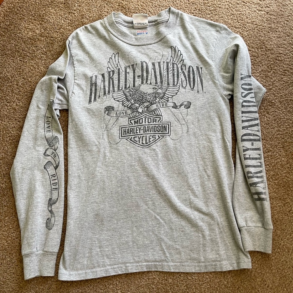 Hillbilly Harley Davidson Long Sleeve Tee gatlinburg tn